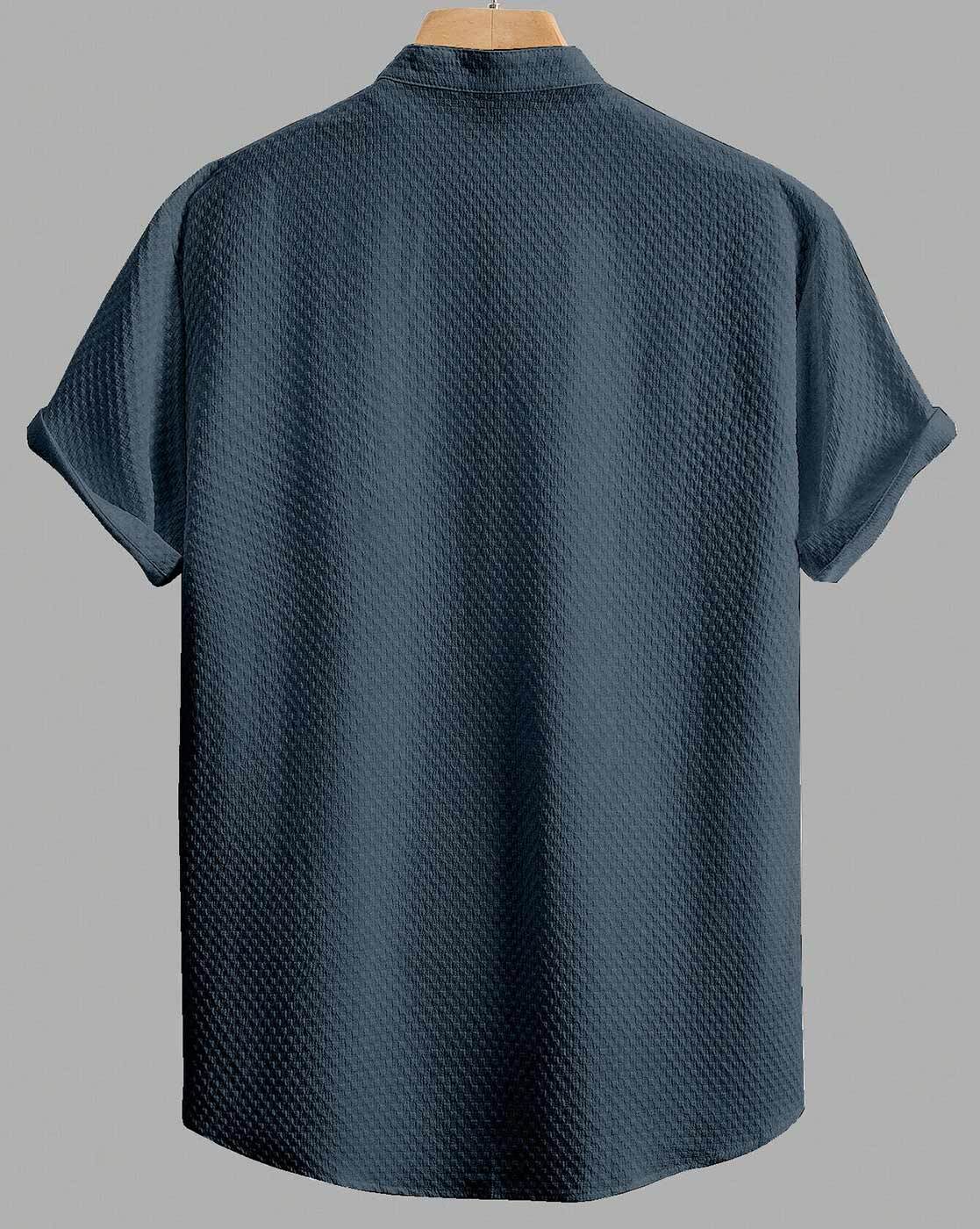 Men's Solid Casual Shirt for Vacations, Outings, Parties