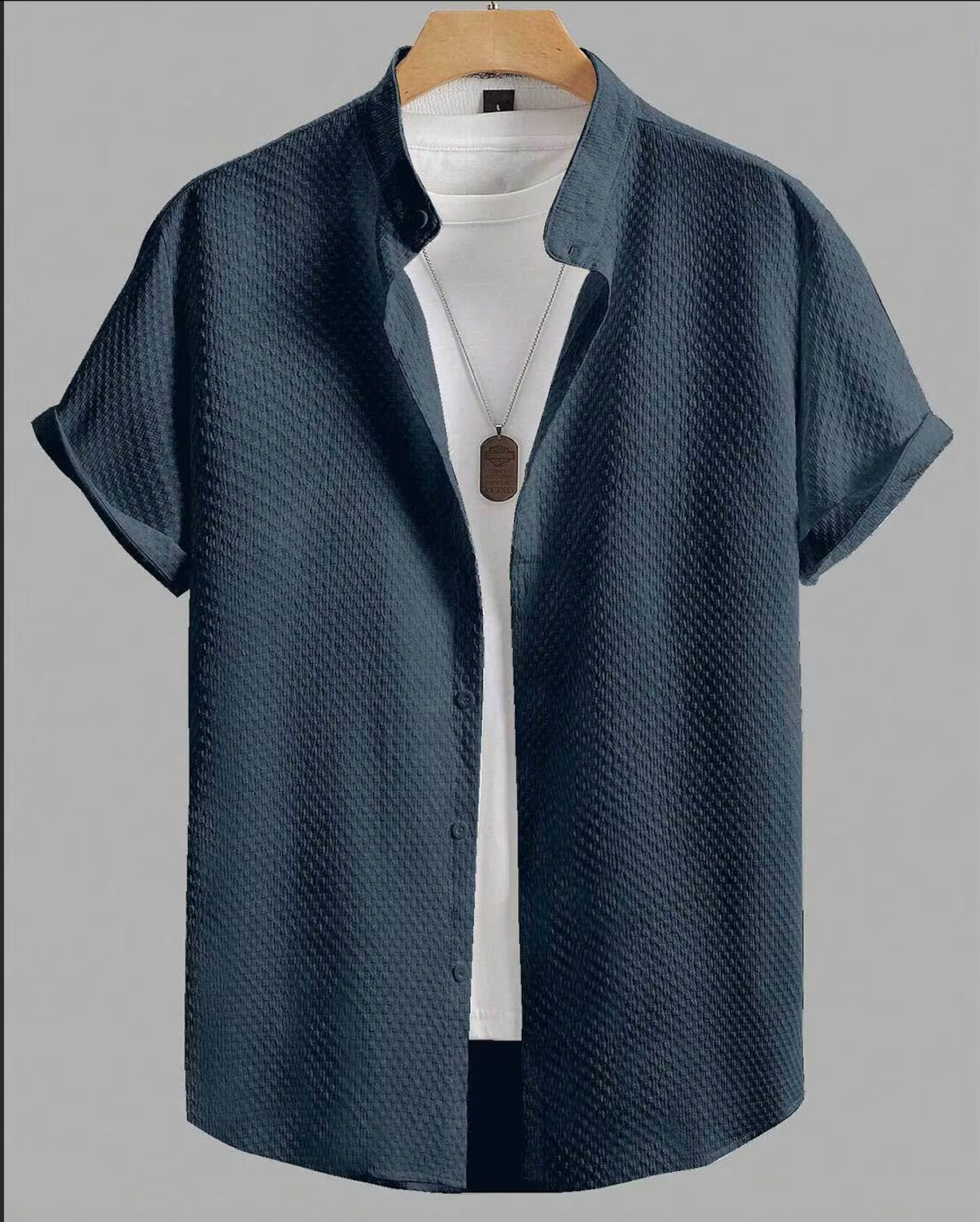 Men's Solid Casual Shirt for Vacations, Outings, Parties