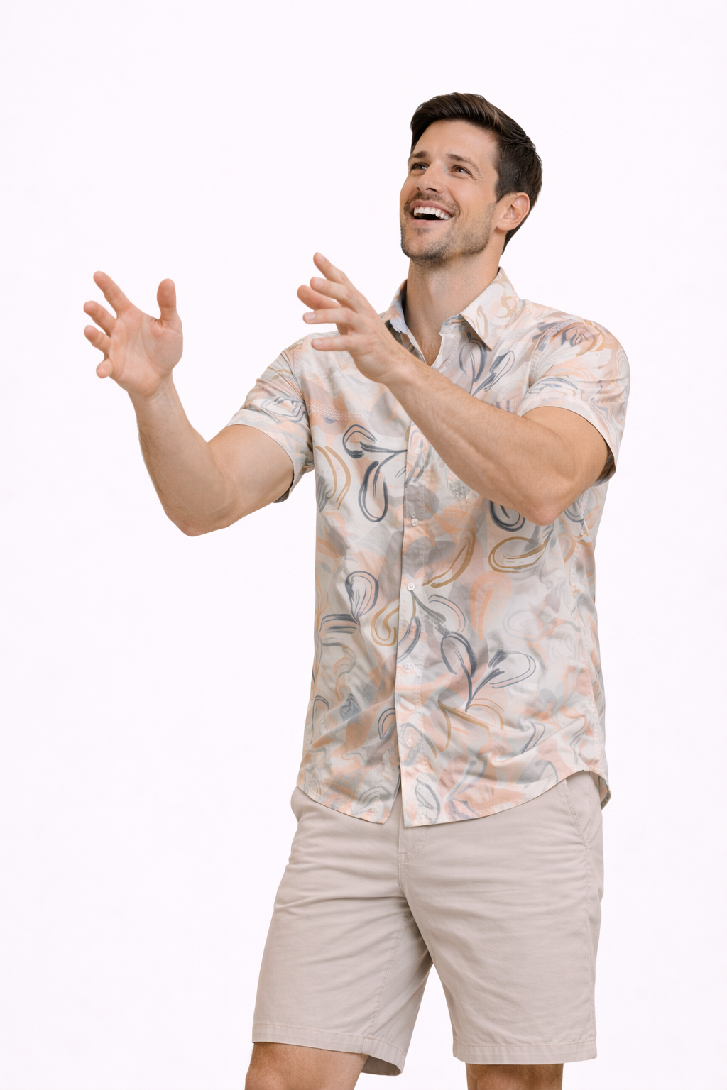 Soft Abstract Breeze Printed Shirt For Men's