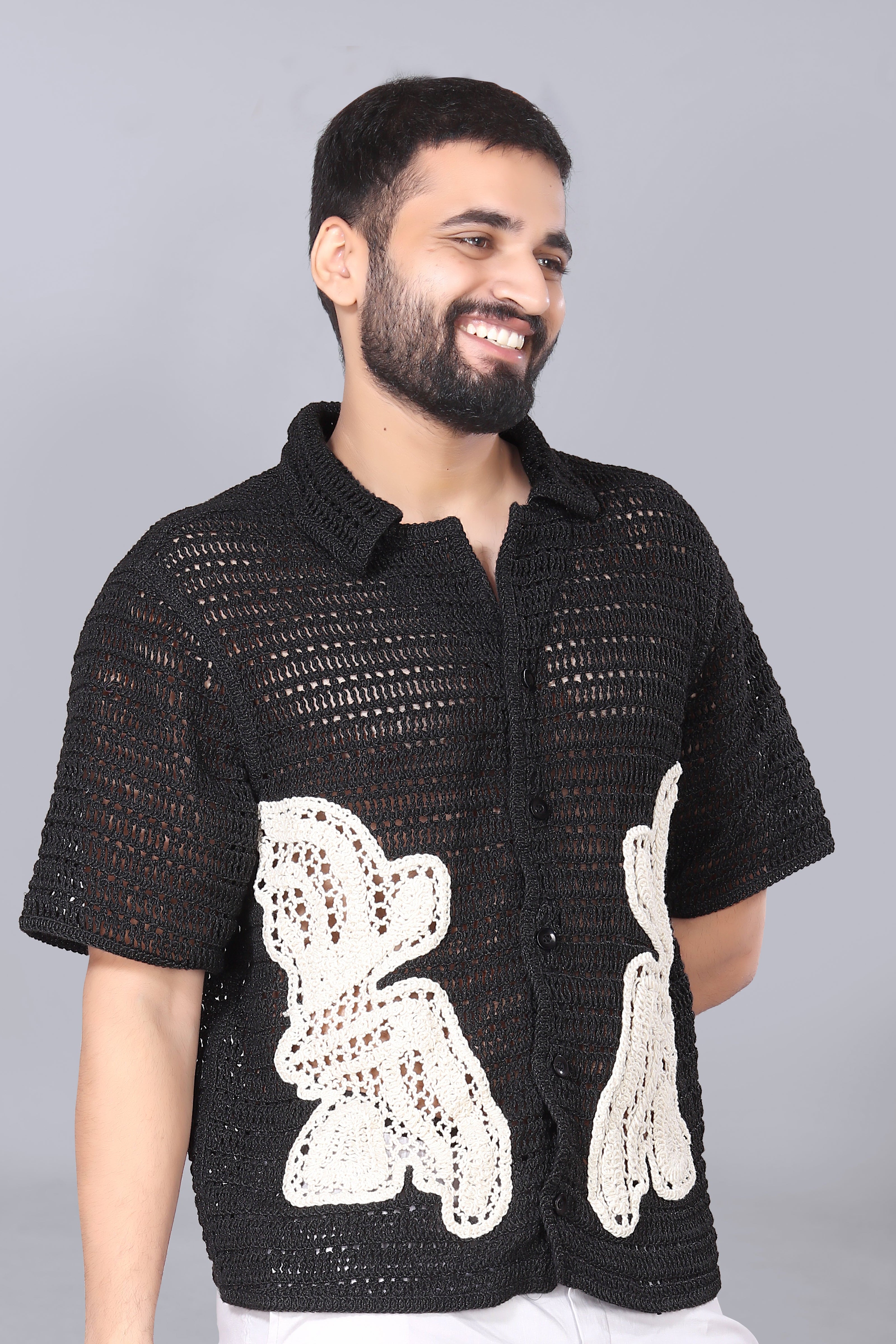 Butterfly Crotchet Shirt