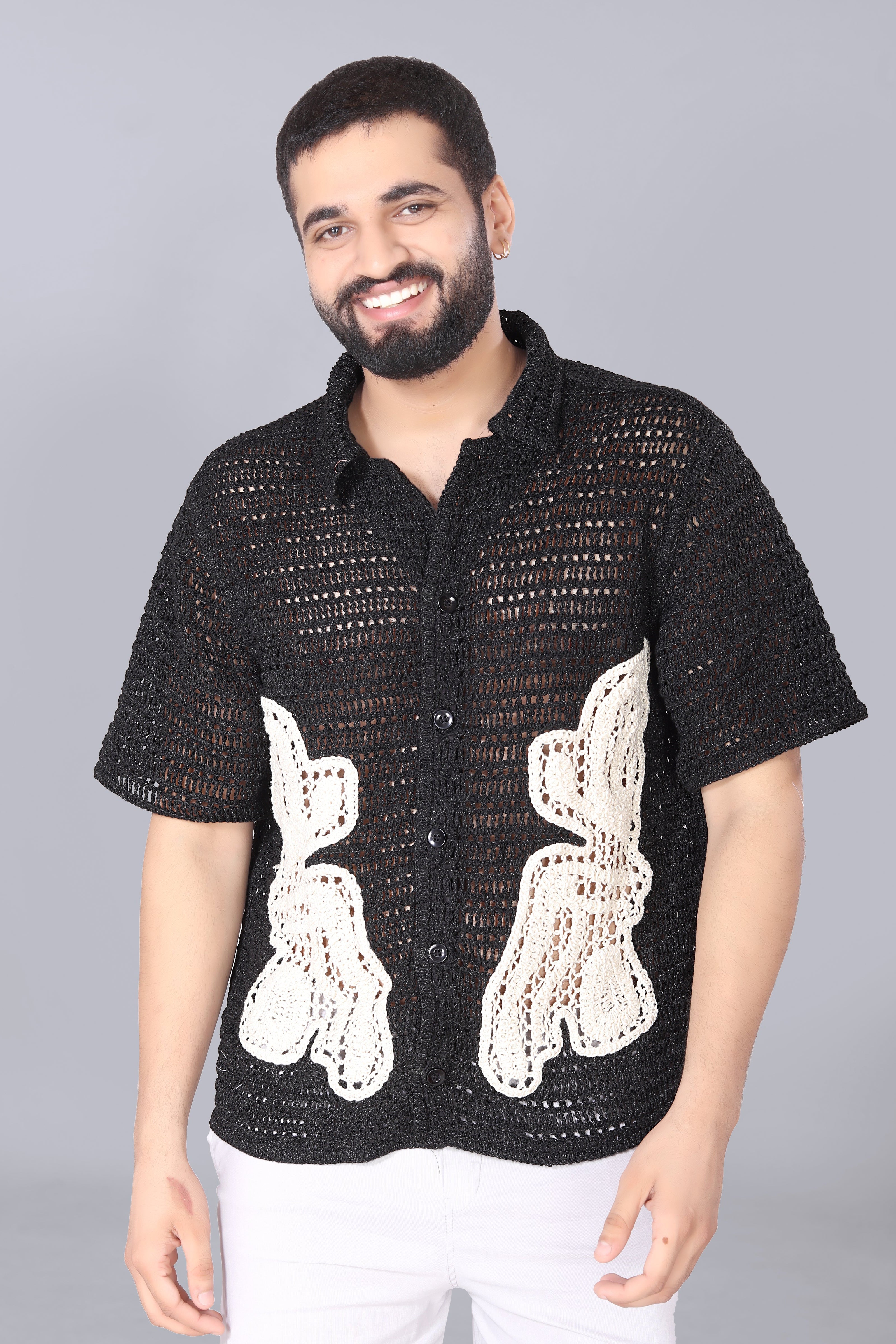 Butterfly Crotchet Shirt