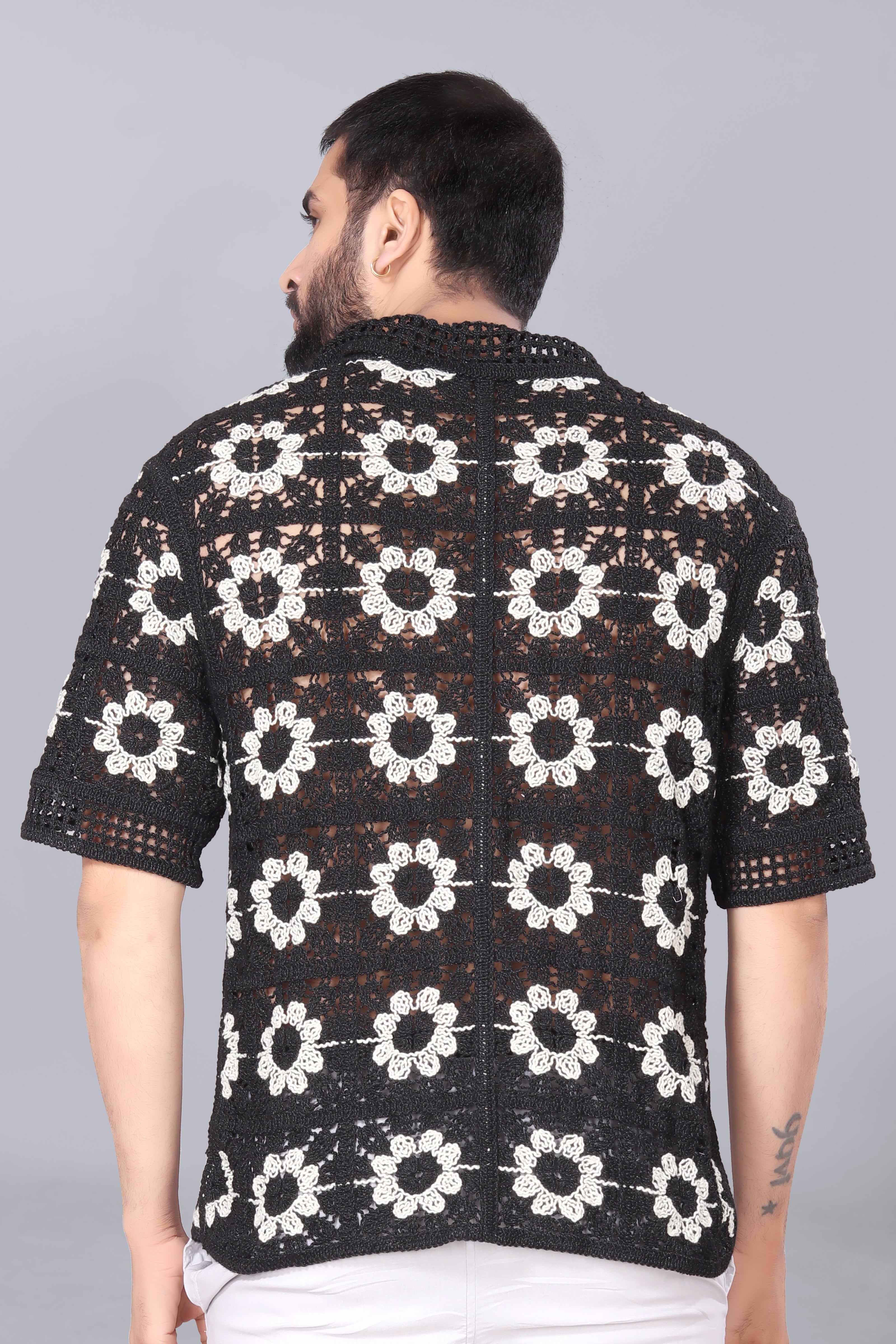 Sunflower Crotchet Shirt