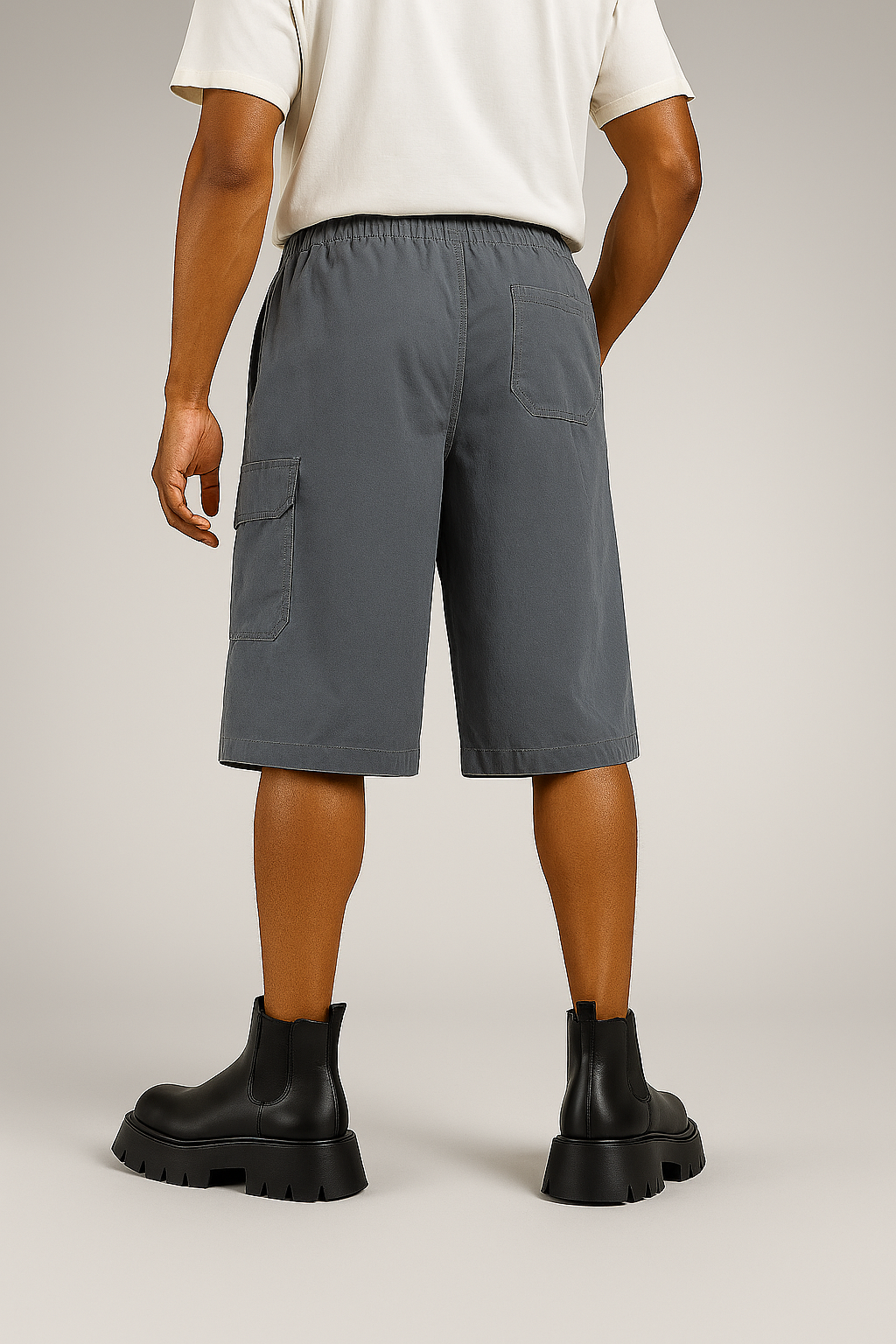 Men's Utility Cargo Shorts - Grey