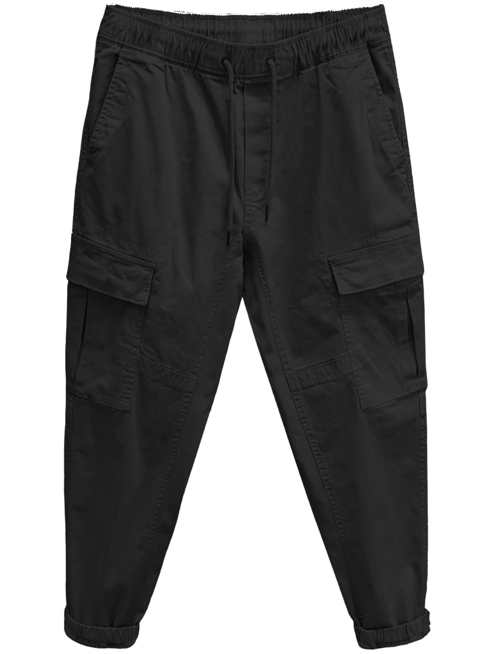 Men’s Black Cargo Pants | Slim Fit Utility Trousers with Multi-Pockets | Casual & Streetwear Bottoms