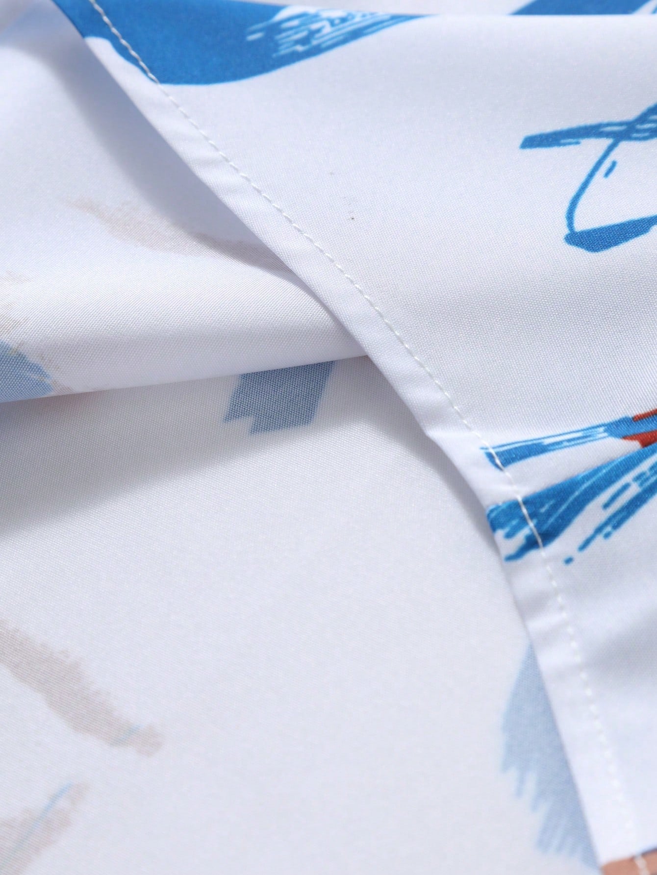 Men's Casual Random Graphic Colorful Print Short Sleeve Shirt Without Tee, For Boyfriend Gift