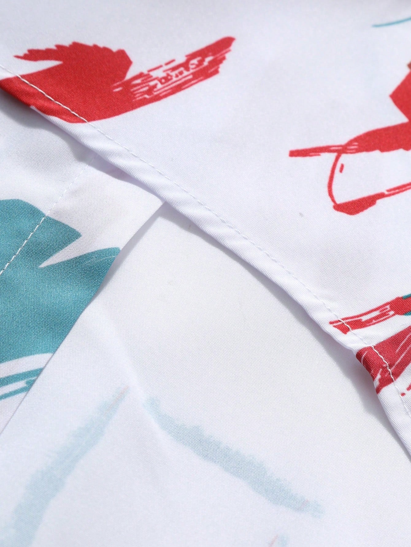 Men's Casual Random Graphic Colorful Print Short Sleeve Shirt Without Tee, For Boyfriend Gift