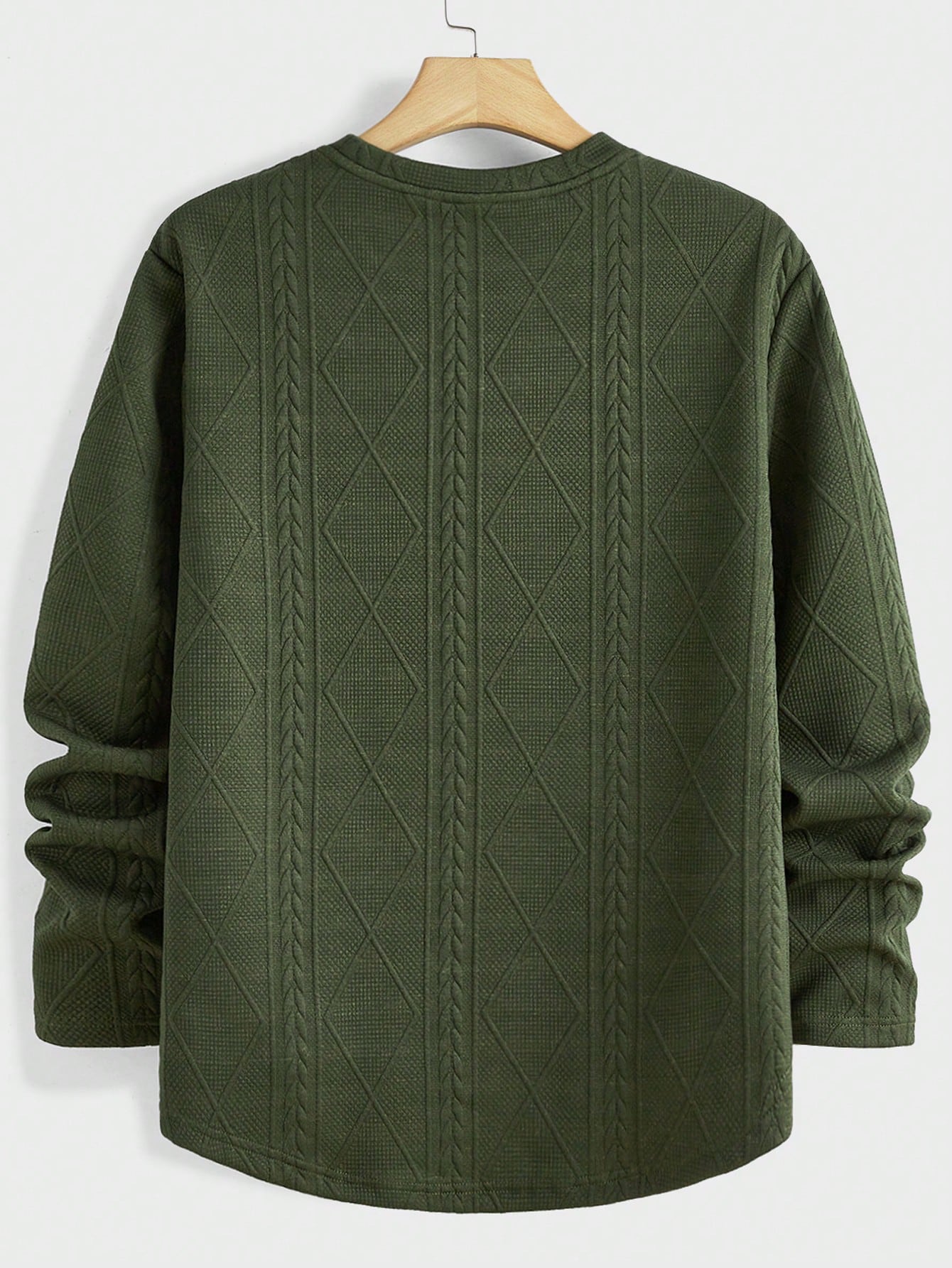 Men's Letter Patched Detail Tee Best for Casual Wear