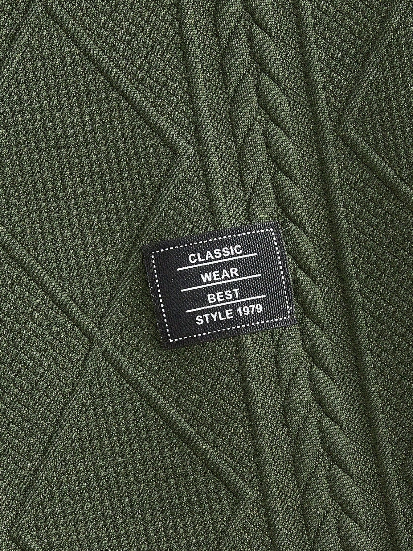 Men's Letter Patched Detail Tee Best for Casual Wear