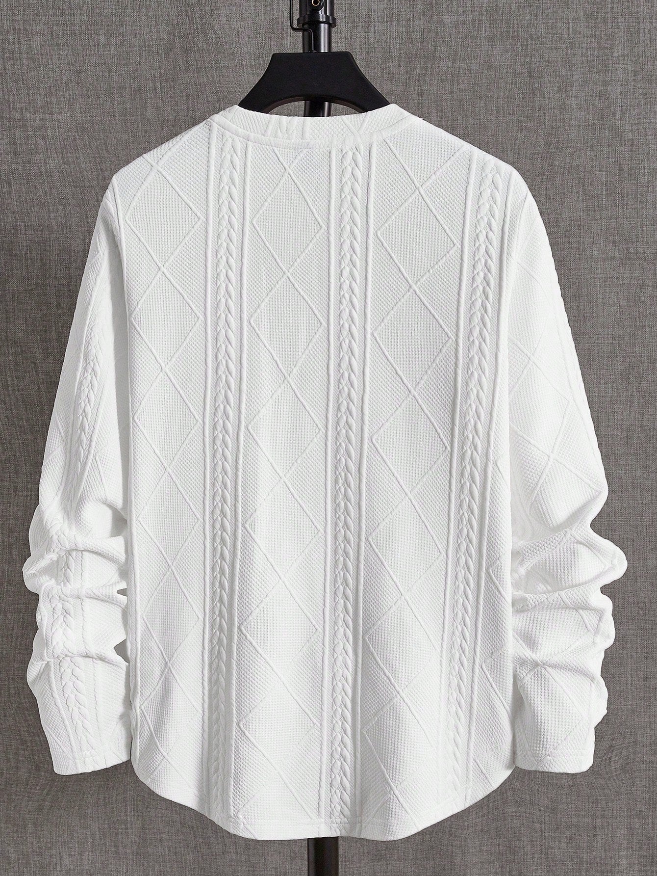 Men's Letter Patched Detail Tee Best for Casual Wear