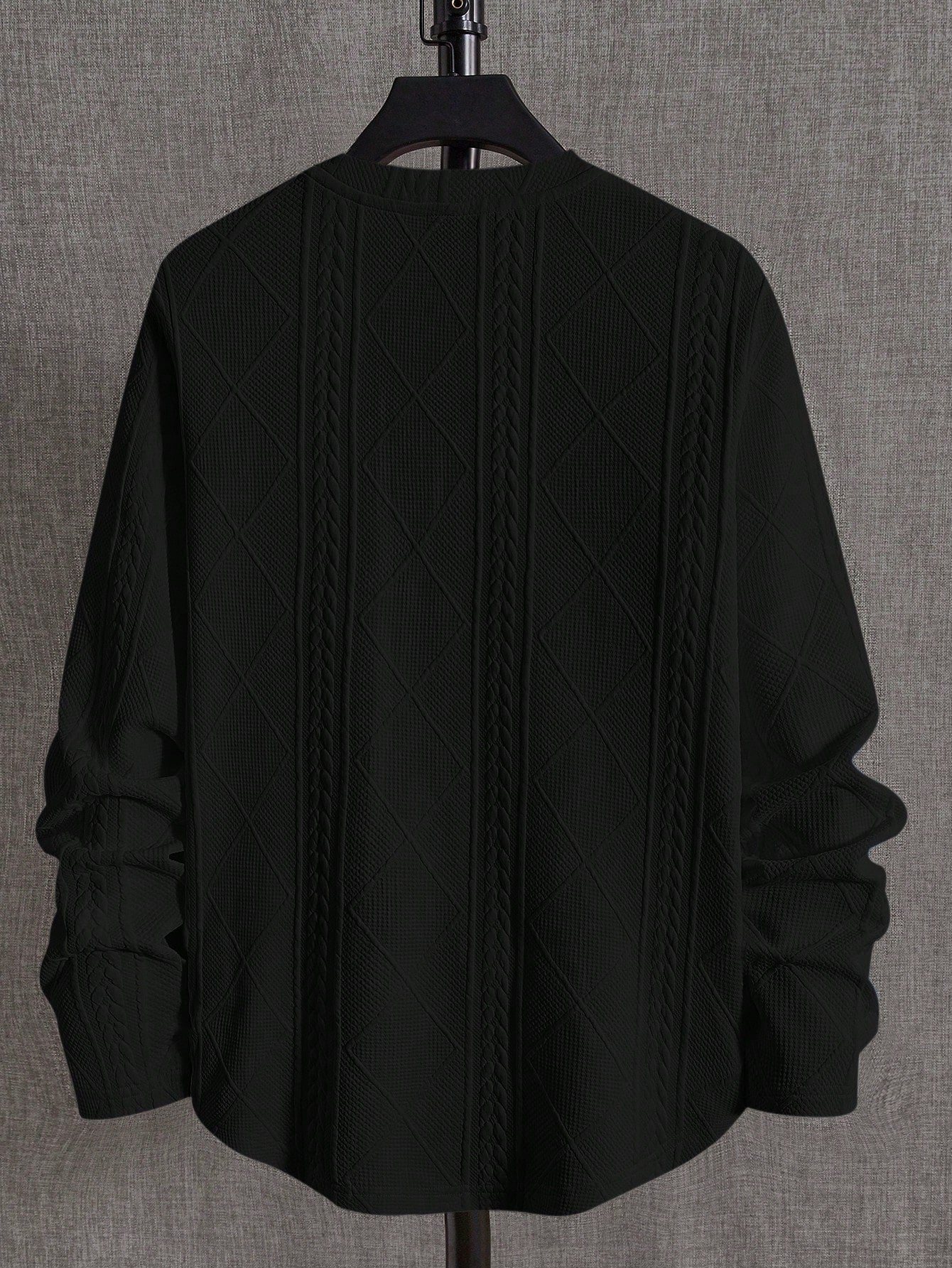 Men's Letter Patched Detail Tee Best for Casual Wear