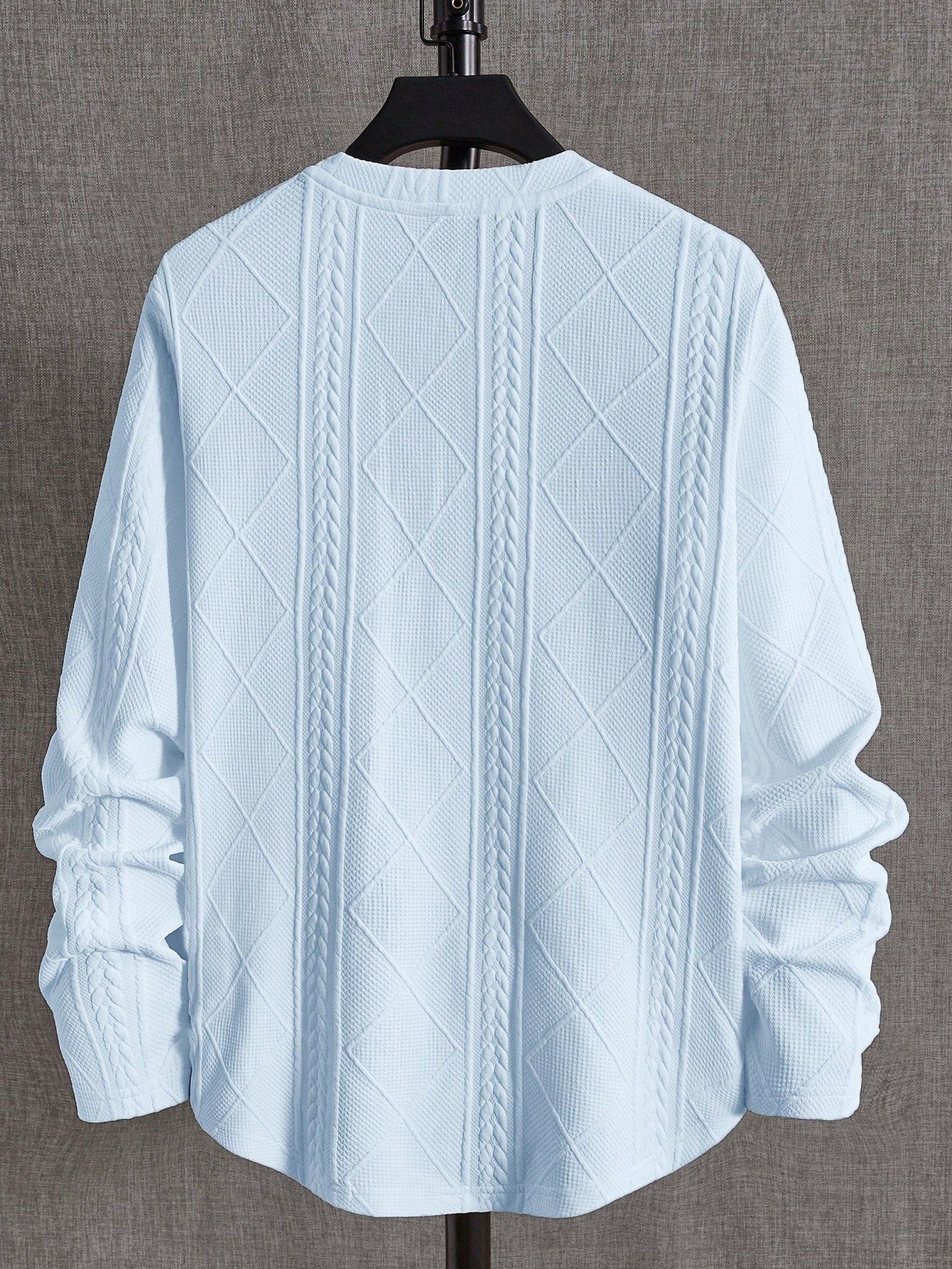 Men's Letter Patched Detail Tee Best for Casual Wear