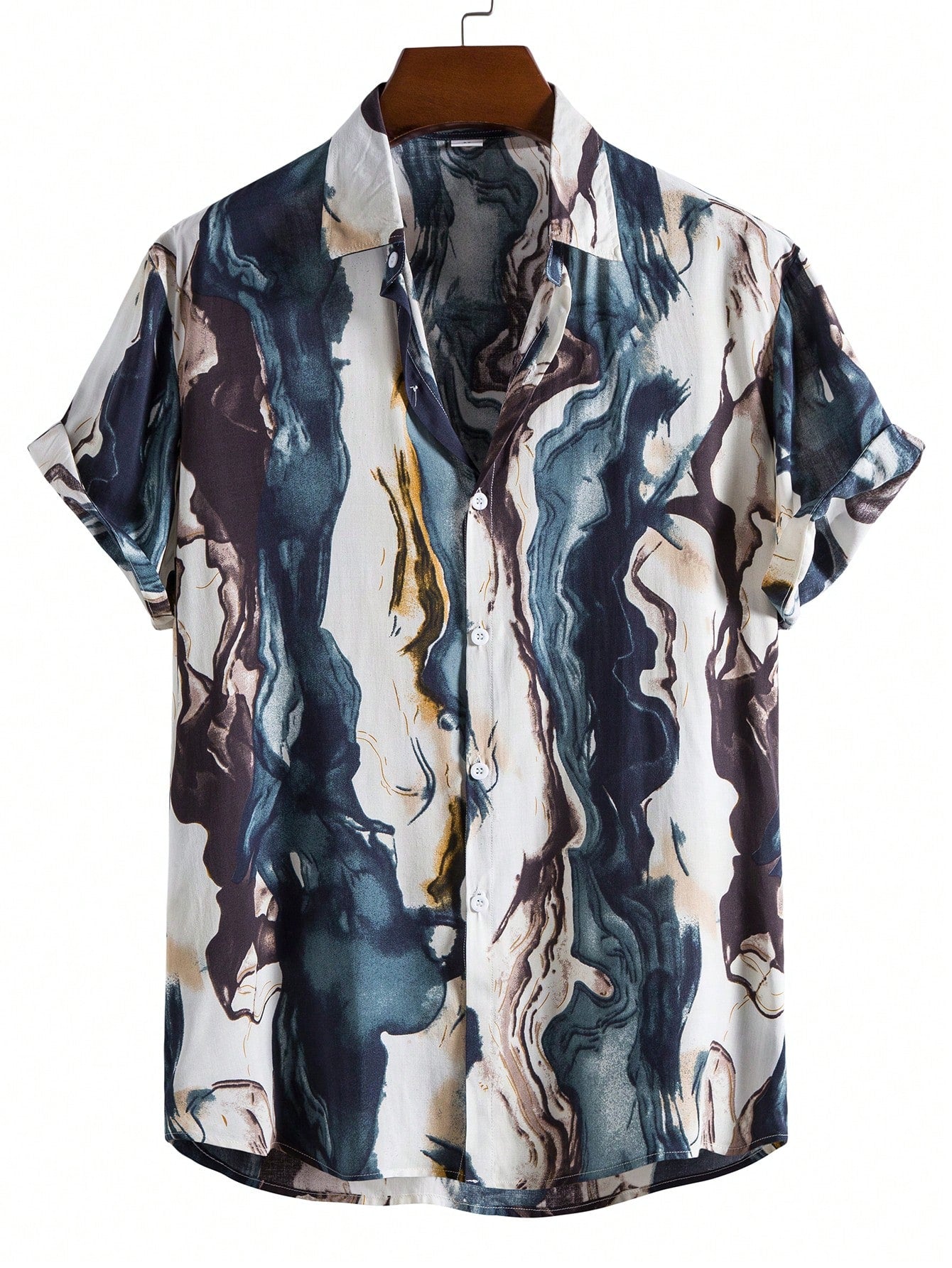 Men's Printed Casual Hawaiian Shirt