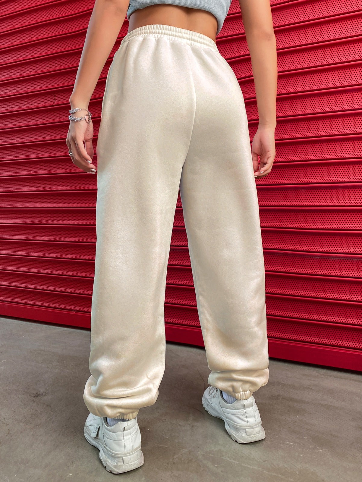 Women’s Trendy Graffiti Printed Jogger Pants | High Waist Casual Streetwear Trousers | Stylish Lounge & Travel Wear